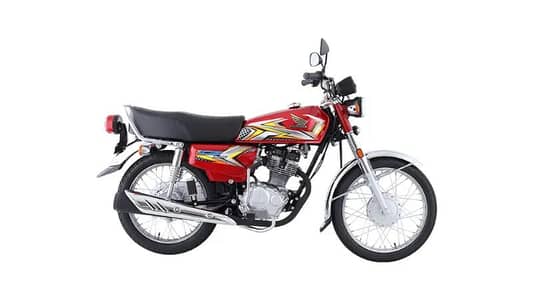 Honda 125 red colour good condition 2025 model Gujranwala registered