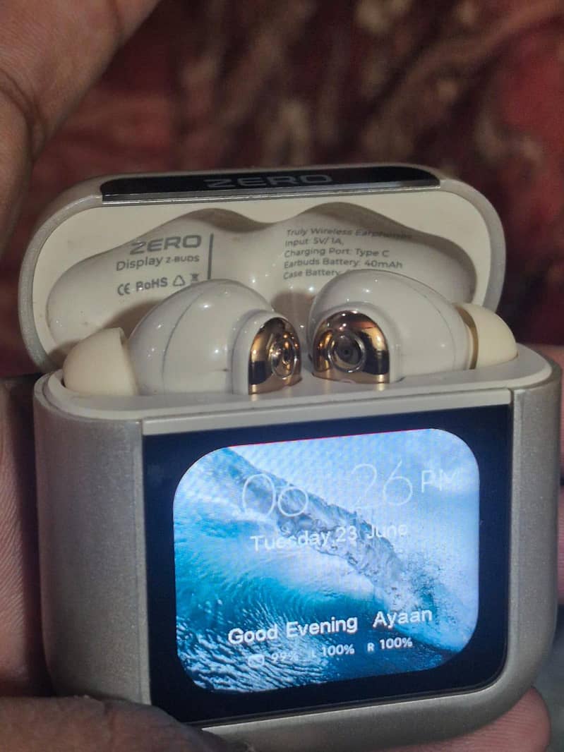 Zero Display earbuds. 6