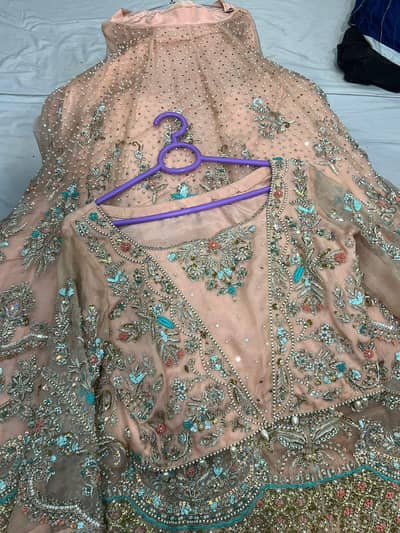 Peach bridal dress- Worn once
