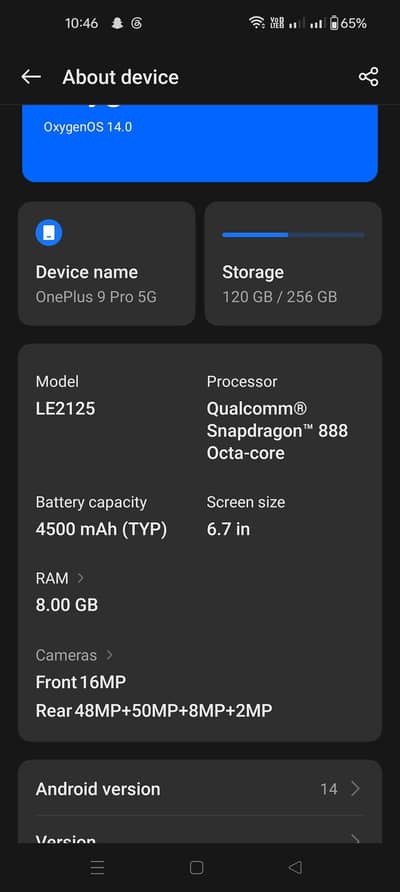 One plus 9 pro 5 G