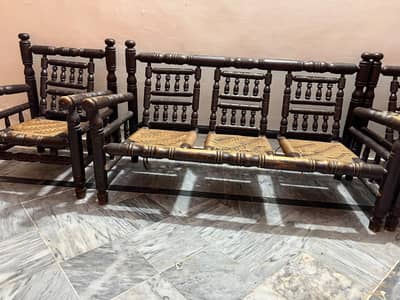 chinyoti chair set 5 seaters