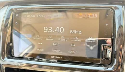 toyota yaris audio panel