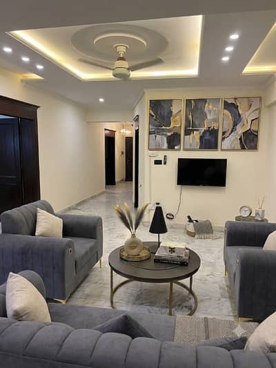 Luxury FURNISHED 3 Bed Apartment E-11 Main Margalla Road