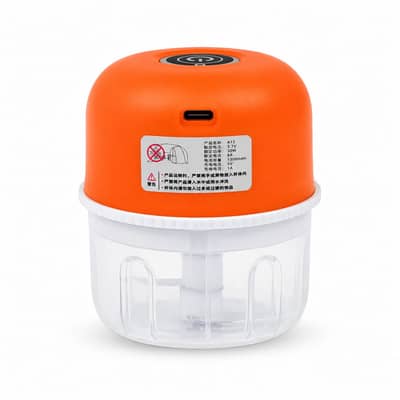 Mini Electric Chopper 250ml  Garlic & Veg Cutter | USB Rechargeable