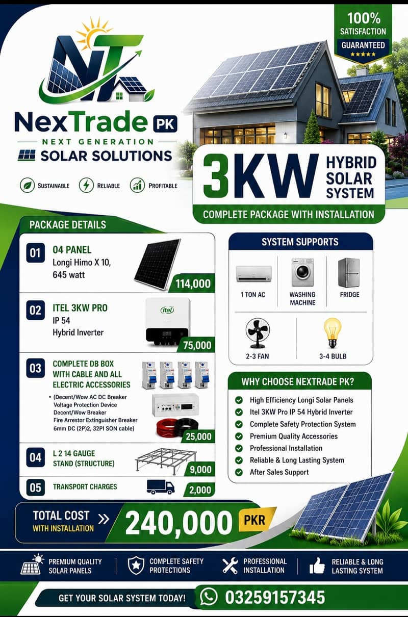 Solar system installation 1