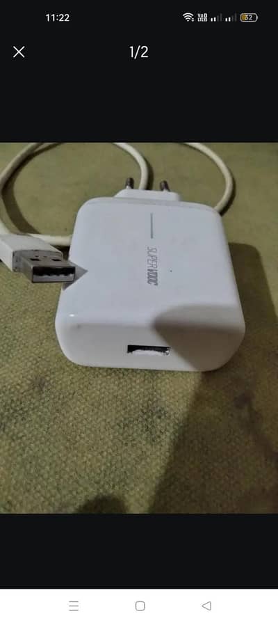 oppo Reno 5 PRO Genuine charger cable box wala