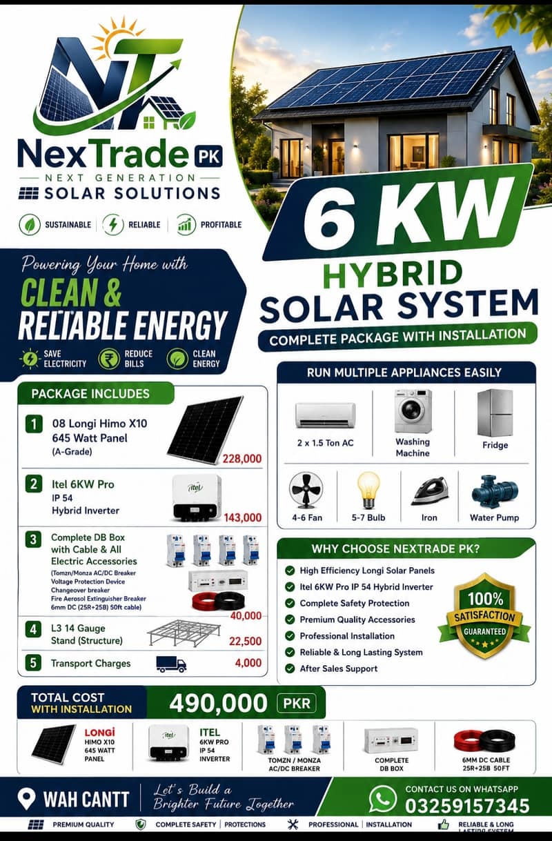 Solar system installation 0