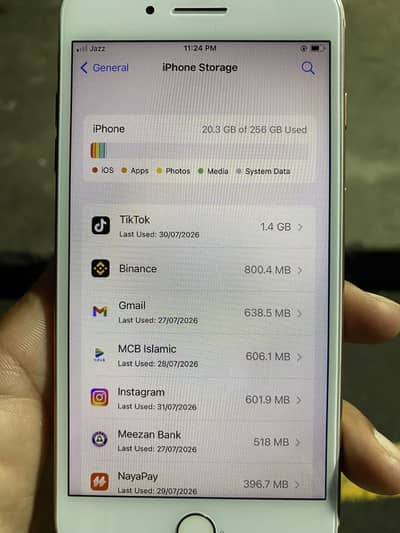 Apple iPhone 8 Plus 256gb pta approved