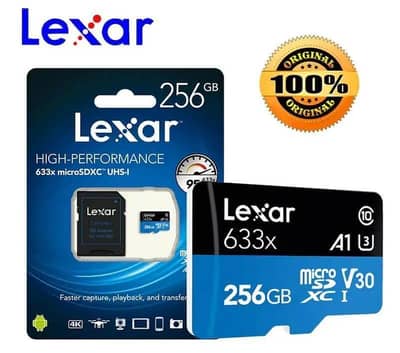 Lexar 256 GB Micro Sd Card Like New Just Open