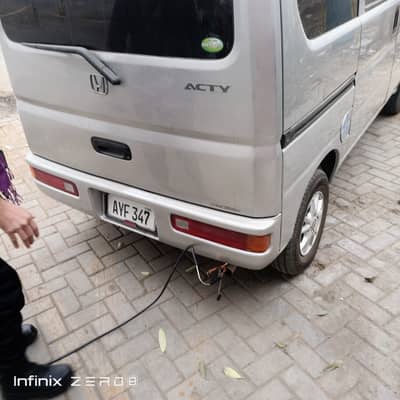 Honda ACTY Family Van Silky Silver