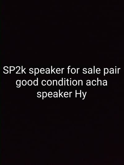 sp2 k speakar for sale