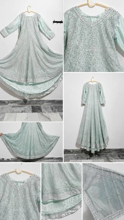 Brand New Walima Bridal Dress with Matching jewelry & potli Bag