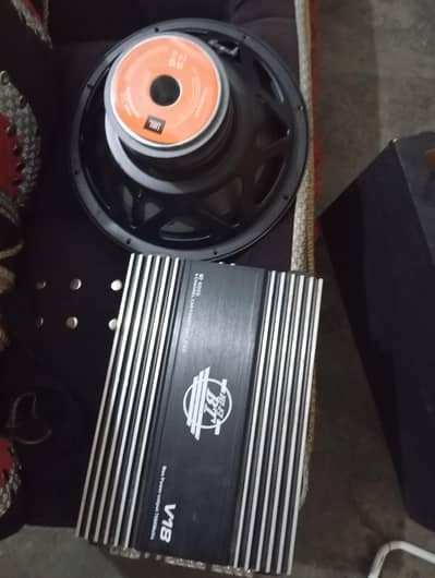 Amplifier and woofer for sale