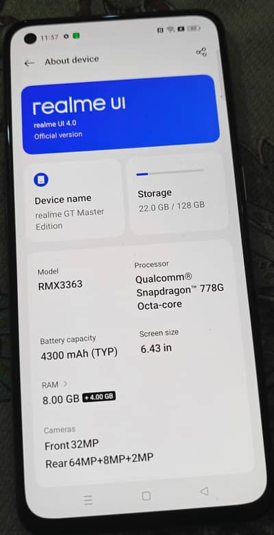 Realme GT Master Edition