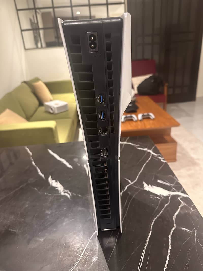 PS5 Slim with controllers 2