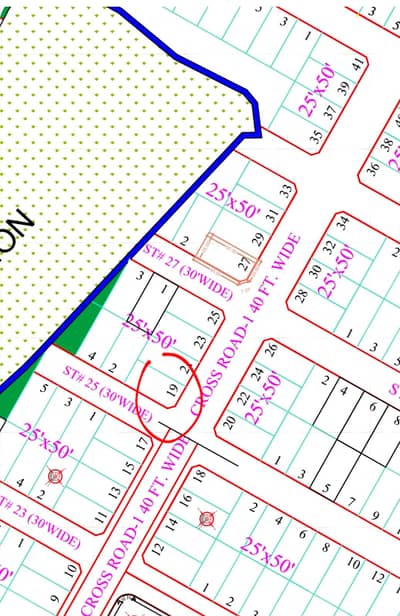 5 Marla Corner Plot In Block-E, New City, Wah