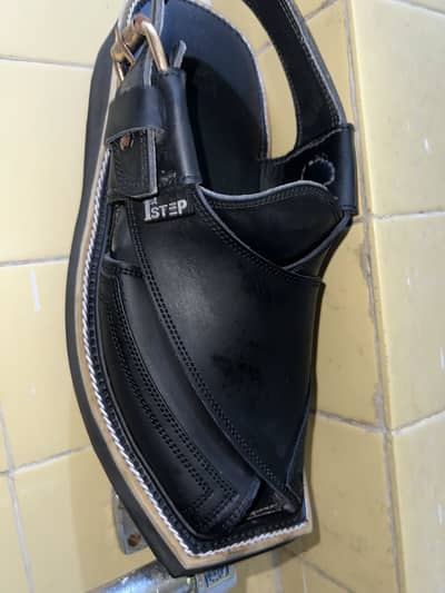 1st step brand black peshawari chapał