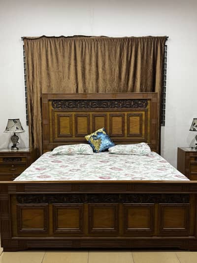 Shesham Wood Bed Set