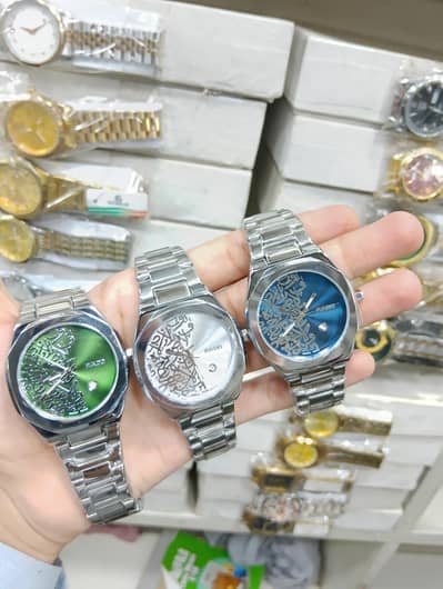 MENS WATCH IN CALLIGRAPHY DIAL