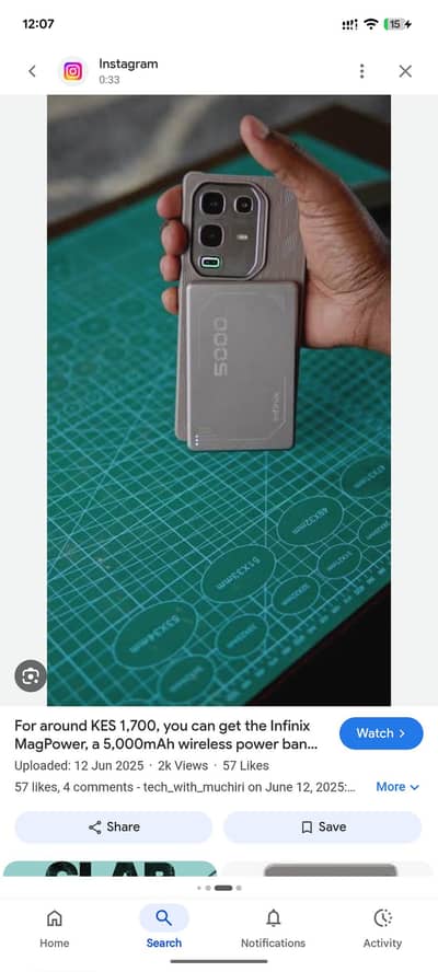 Infinix 5000mAh Slim Power Bank