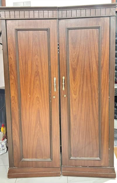 3 Door Wooden Wardrobe / Almari for Sale – Excellent Condition