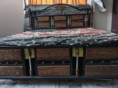 King Size  bed with dressing table