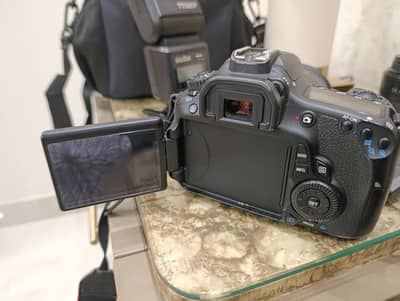 Canon 60D DSLR Camera With 50mm Lens and 18-200mm Lens and Flashgun