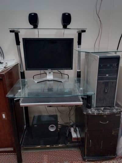 COMPUTER TROLLEY and full-size HYDRAULIC CHAIR