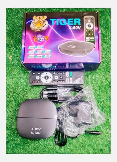 X-80V Android TV Box 4K with Voice Remote