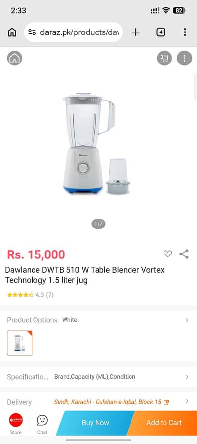 Dawlance  DWTB 510