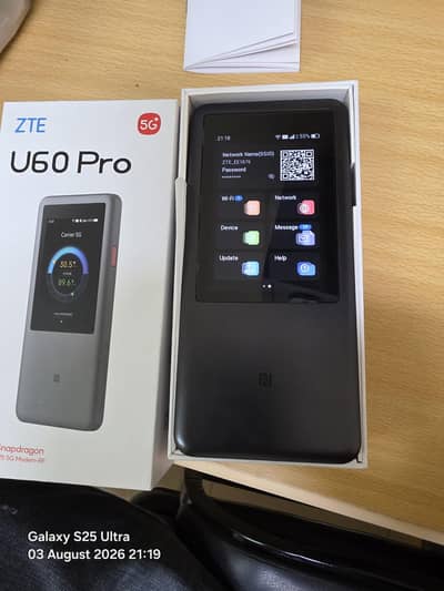 ZTE U60 PRO 5G+ ROUTER (TOUCH SCREEN)