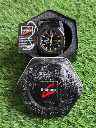 casio g shock watch with box