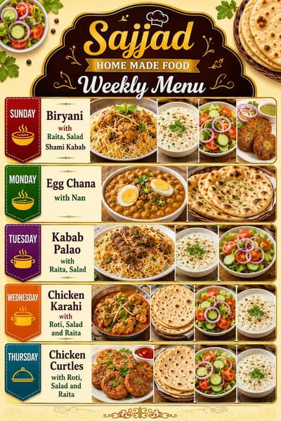 RS 300 home made food 03234969249