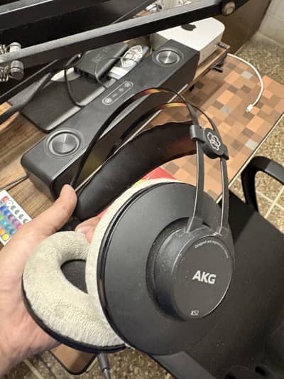 AKG K52 Studio Headphones - Upgraded Pads