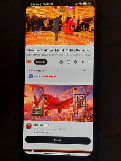 redmi note 10, 4/124 family used phone WhatsApp/03044700082