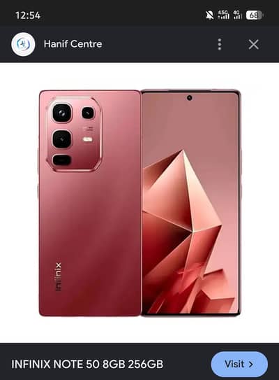 Infinix Note 50 Complete Box 10/10 Condition Exchange