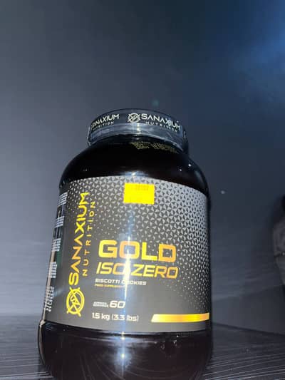 Sanaxium Gold ISO Zero 1.5kg Biscotti Cookies 60 Servings