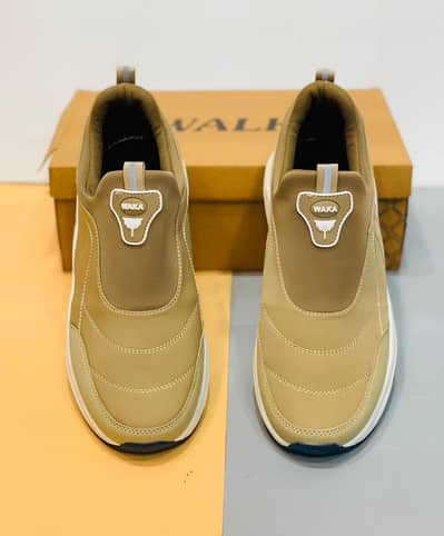 Men's grey Rexine casual sneakers size 7-12