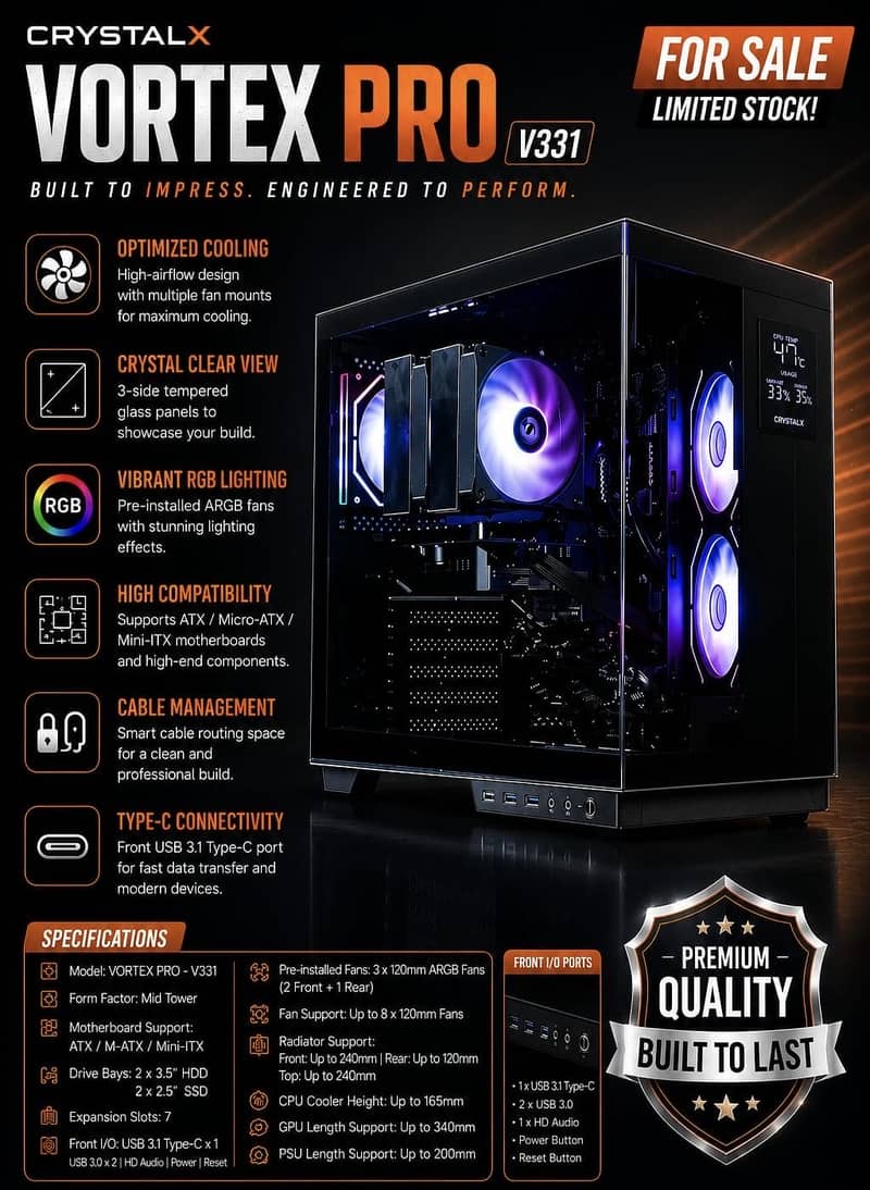 Gaming case/ Mid Tower 0