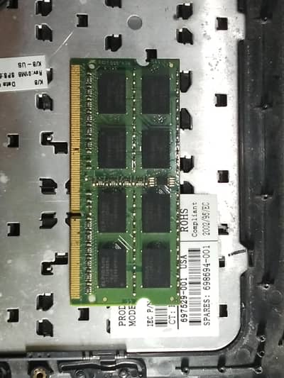 This is a Kingston 4GB DDR3 laptop memory