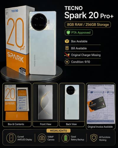 Tecno Spark 20 Pro Plus