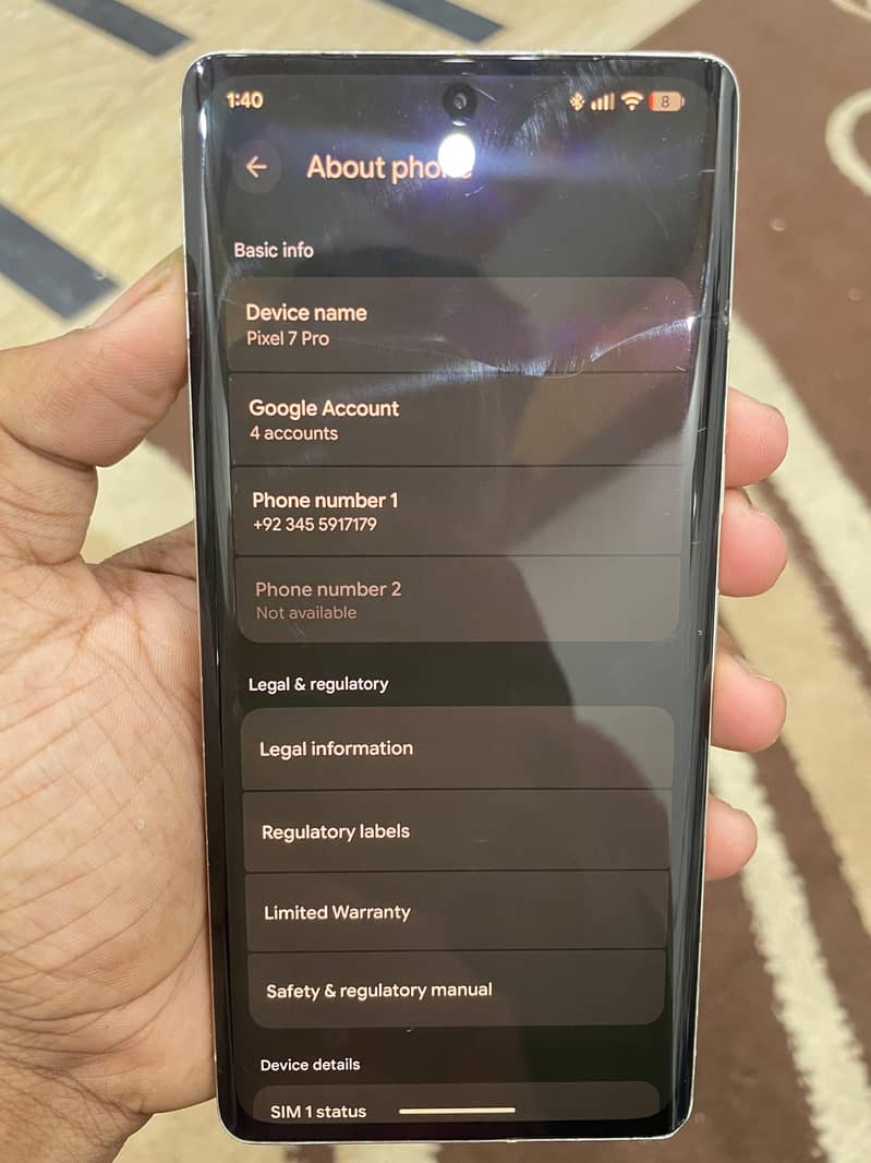 Google Pixel 7 Pro 5