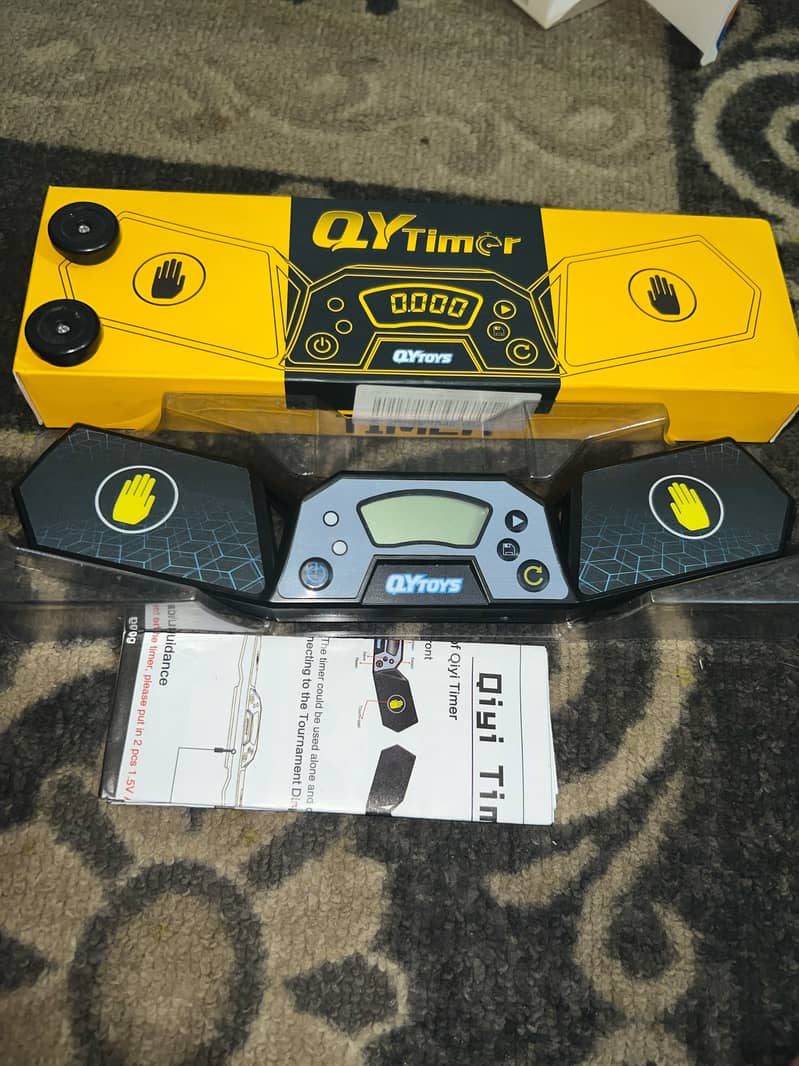 Original QY Rubiks Cube Solver Timer Machine. 0