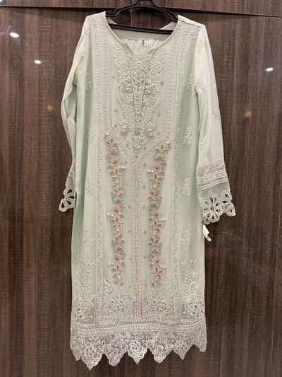 Luxury Pearl & Stone Work Designer Dress – Like New