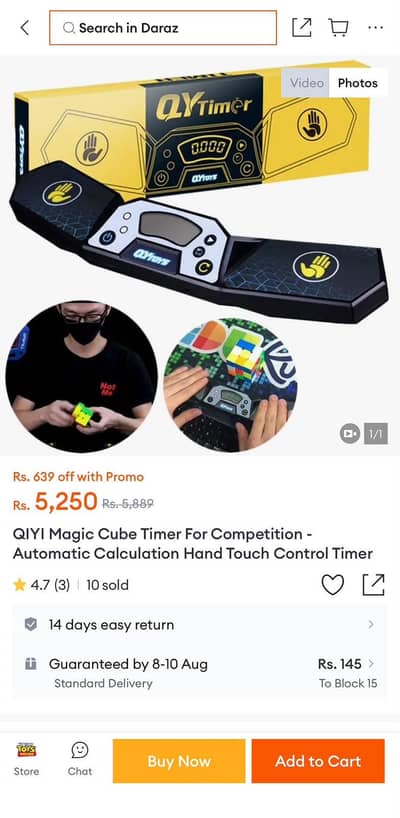 QY Rubiks Cube Solver Timer Machine Orignal.