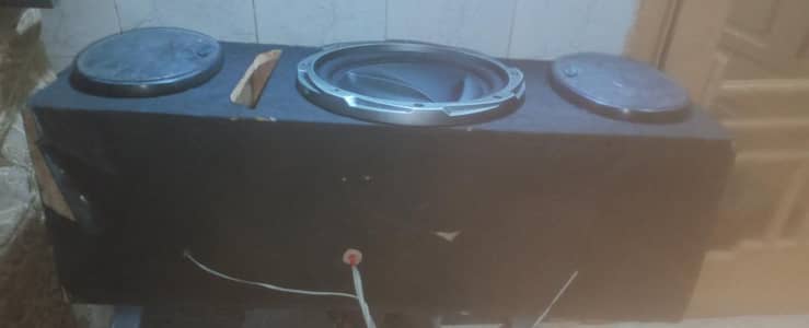 alpine 4 channel amplifier &  woofer for sale