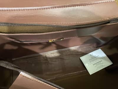 ladies hand bag with card holder and luxe capsule charm