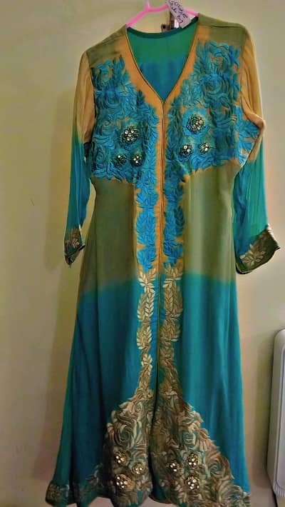 pure chiffon beautiful customised dress