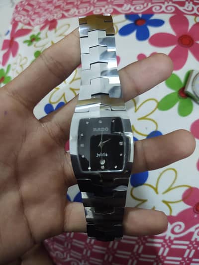 RADO Jubilé Square Black Dial Watch | Premium Quality | Karachi*
