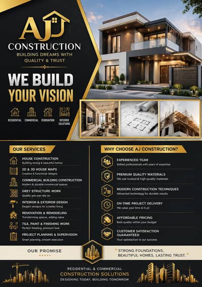 AJ  Residential • Commercial • Renovation • Interior Solutions
